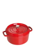 STAUB La Cocotte - Round Cast Iron Röd