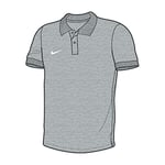 Nike Team Core T-Shirt Mixte Enfant, Grey Heather/White, FR : M (Taille Fabricant : M)