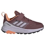 adidas Unisex Terrex Trailmaker Hiking Shoes Non-Football Low, Quiet Crimson/Silver Dawn/Amber Tint, 12 UK