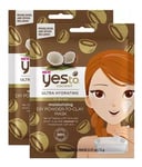 Yes To Coconut Ultra Hydrating Moisturising DIY Powder To Clay Mask 5g x 2