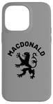 Coque pour iPhone 14 Pro Max MacDonald Clan Nom de famille écossais Scotland Heraldry