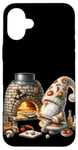 Coque pour iPhone 16 Plus Pizza Baker Dad Gnome With Hot Stone Pizza Oven Italy Travel