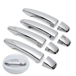 VNASKH Chrome Car Door Handle Cover Trim,For Toyota Prius 30 XW30 ZVW30 ZVW35 2010 2011 2012 2013 2014 2015