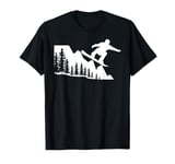 Snowboarding Mountain Winter Sports Adventure Snowboard T-Shirt