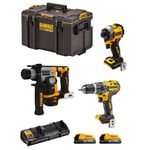 DeWALT Kit DWK303PS (DCH172 + DCF850 + DCD796 + 2 x 1,7 Ah + DCB132 + DS400)