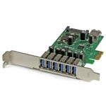 0065030860345 StarTech.com 7-Port PCI Express USB 3.0 Card - Standard and Low-Pr