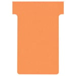 Nobo Size 2 T-Cards Orange 6 x 8.5 cm Pack of 100