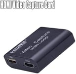 Carte de Capture vidéo HDMI, périphérique de Capture vidéo 4K 1080P HDMI vers USB 2.0, enregistreur Audio vidéo pour Xbox One PS4 Wii U Nintendo Switch PC