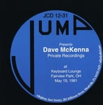 Dave McKenna  Private Recordings: At Keyboard Lounge Fairview  CD