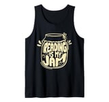 Reading Is My Jam Bookworm Reading Book Lover Librarian Tank Top