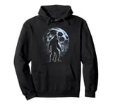 Bigfoot Silhouette Moon Night Sky Sasquatch Hunter Bigfoot Pullover Hoodie