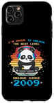 Coque pour iPhone 11 Pro Max Né en 2009 Birthday Panda Gaming Unlock The Next Level