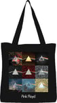 Cotton Division TOTE BAG PINK FLOYD «DARK SIDE OF THE MOON», REFERENCE : BWPIFLRBB002, NOIR, 38 X 40 CM