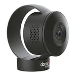 Beghelli - Webcam Full HD 1080p, Caméra WiFi Intérieur, Télécommande 2MP, Orientable, Vision Nocturne, Capteur de Mouvement, App Dom-e, Audio Supérieur, Groupe