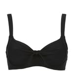 Goldie Bikini Bh Helkupa Med Bygel Black, Damella