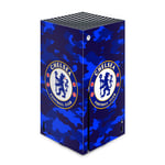 CHELSEA FOOTBALL CLUB MIXED LOGO VINYL SKIN DECAL FOR XBOX SERIES X CONSOLE