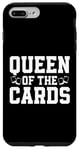 Coque pour iPhone 7 Plus/8 Plus Queen of the Cards Carte à collectionner