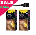 Garnier Olia 8.0 Blonde Hair Color 100% Ammonia Free 2-Pack