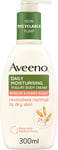 Aveeno Daily Moisturising Yogurt Body Cream, Apricot & Honey Scent, With Oat &