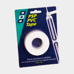 PSP Riggtejp PVC Tape, 19 mm x 20 meter, vit