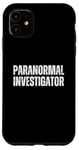 Coque pour iPhone 11 Enquêteur paranormal chasse fantôme Halloween