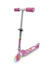 Zinc Two Wheeled Folding Light Up Explorer Scooter - Unicorn