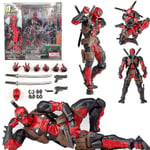 Marvel Legends X-men No. 001 Deadpool Actionfigur Fantastisk Revoltech Kaiyodo Leksak