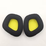 Earpads Coussinets de Rechange Coussinets d'oreille Oreillette de Remplacement Coussins en Mousse pour Casque CORSAIR VOID PRO ELITE Skywalker Head Beam Pad Mesh Casque Cover, Noir Jaune Mesh