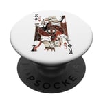 Vintage Queen Esthétique Roi Et Mauvais Yeux Yeux PopSockets PopGrip Adhésif