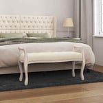 Banc beige 110x45x60 cm lin