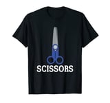 Rock Paper Scissors Group Halloween Costume Scissors T-Shirt