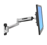 Ergotron LX Sit-Stand Wall Mount LCD Arm 106.7 cm (42&quot;) Stainless