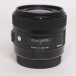 Sigma Used 30mm f/1.4 DC HSM Art Lens Canon EF