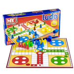 Nytt traditionellt Ludo Brädspel Barn Barn Vuxen Familj Roligt Spela Spel Familj