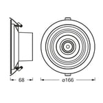 LEDVANCE Ledvance Decor Filament Halo -LED-alasvalo