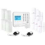 Lifebox - Kit alarme maison connectée sans fil wifi box internet et gsm futura blanche smart life kit animal 5