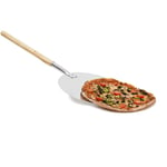 Pelle à pizza gâteau rond Ø 30,5 cm en métal avec manche en bois 79 cm de long Plateau cuisine