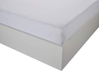 Today Protege Matelas Absorbant 90/190 Anti Acariens, Cotton, Blanc