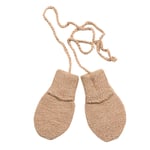 HUTTEliHUT BABY mitts alpaca wool – camel - 3-6m