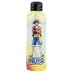 Stor - ONE PIECE - Bouteille transportable en acier inoxydable - Gourde réutilisable LUFFY- 515 ml