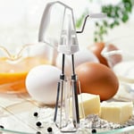 Rotary Hand Held Manual Baking Egg Beater Cooking Tool Whisk Mixer Blender