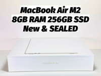 Apple MacBook Air 13.6" (256GB SSD, M2, 8GB) Laptop - Starlight - New SEALED