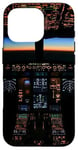 Coque pour iPhone 16 Pro Avion Cockpit Vol Esthétique Night Instruments Pilote