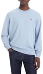 Levi's Men's Crew Sweatshirt, Soft Chambray Blue, S