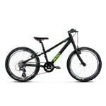 TechniBike PYRO Twenty Vélo léger 20" pour Filles et garçons (Guidon avec dérailleur Shimano 8 Vitesses, Selle Ergonomique, à partir de 7,6 kg)