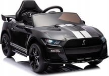 Lean Toys Elbil For Barn Ford Mustang Gt500 Shelby, Sort