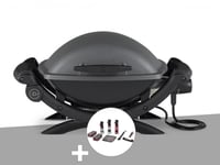 Barbecue électrique Q 1400 - Weber avec Kit de nettoyage