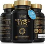 Vitamin C and Zinc Capsules, 1200Mg Vitamin C Boosted with 40Mg Zinc & 2Mg Coppe