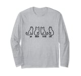 Un Deux Trois Cat Long Sleeve T-Shirt