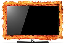 iDesign Flame TV Frame 40", Forex, Multicolore